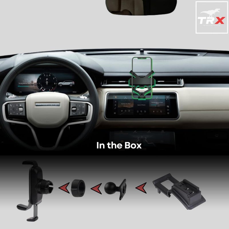 TRX AUTO Car Phone Holder For Range Rover Velar 2017-2025 | Multimedia Screen Fixed Bracket Base Car Phone Holder | Accessories Fit for Range Rover Velar - Image 4