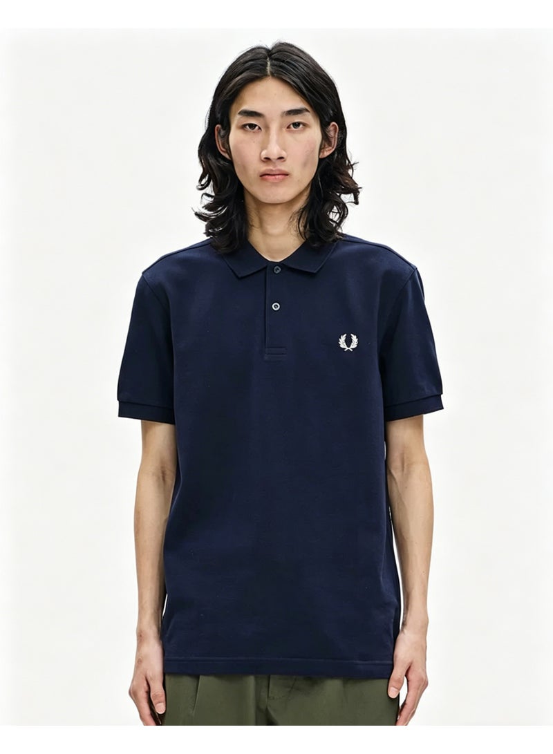 FRED PERRY Men's Polo Shirt - Autumn/Winter Short Sleeve Casual Heavy Wheat Embroidery Colorful T-Shirt - Image 1