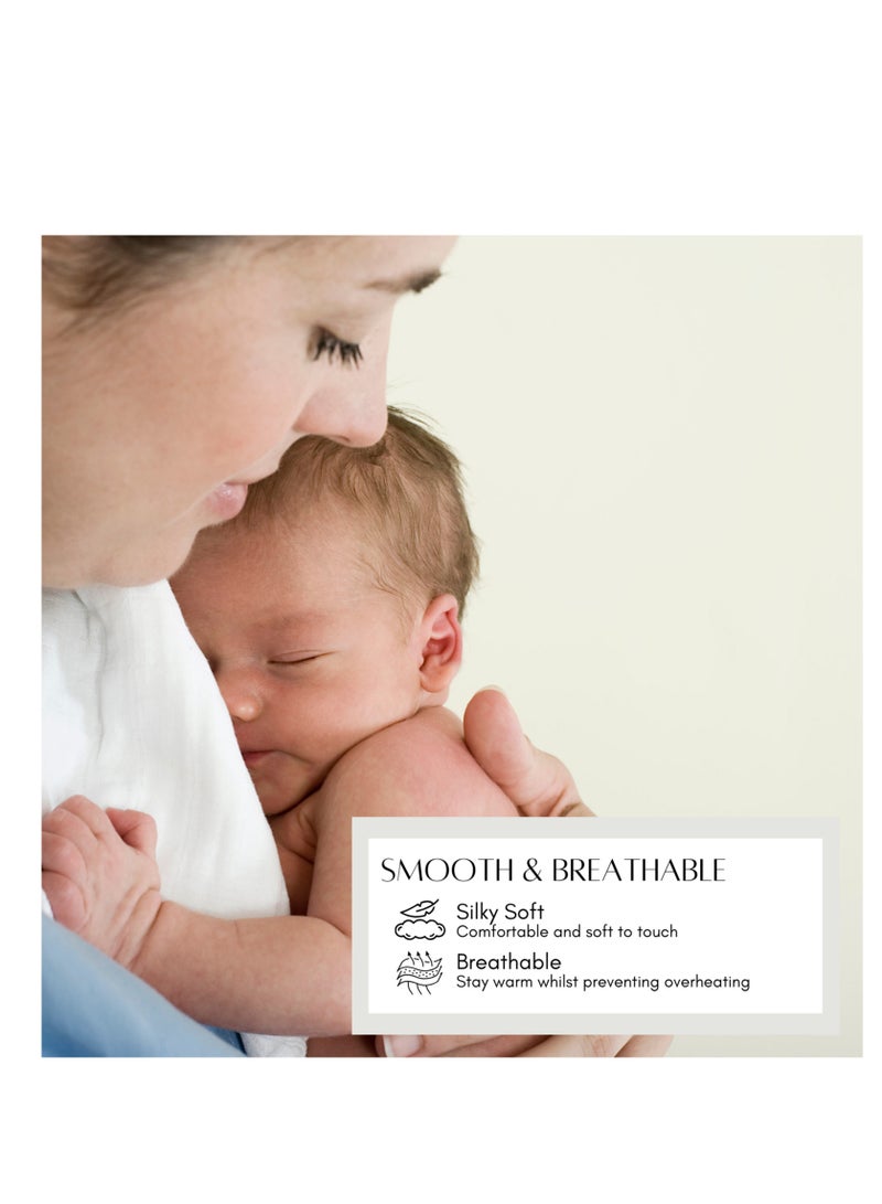 Joley Set of 4- Swaddle White - Image 4