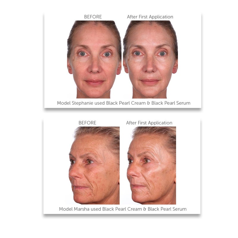 Serious Skincare Black Pearl Deep Wrinkle Decrease Face Moisturizer to Reduce Appearance of Lines & Wrinkles - Anti Aging Cream For Face & Neck with Hydrating Peptides & Caviar Extract - 1.7 oz. - Image 4