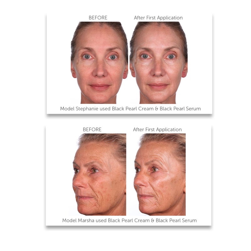 Serious Skincare Black Pearl Deep Wrinkle Decrease Face Moisturizer to Reduce Appearance of Lines & Wrinkles - Anti Aging Cream For Face & Neck with Hydrating Peptides & Caviar Extract - 1.7 oz. - Image 5