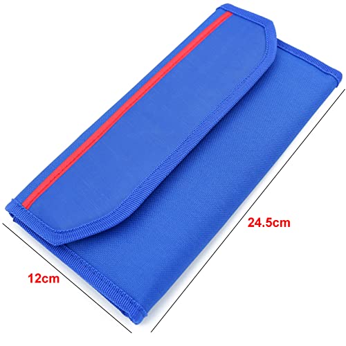 Asraw Two Wheeler/Car Document Holder, Vehicle Document Organiser (Blue, 1) - Image 3