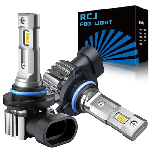 RCJ 9005 Bulbs, 16000LM Super Bright HB3 Fog Light, 6000K Cool White, Real 1:1 Size Plug and Play, Canbus Ready, lP67 Waterproof, Pack of 2 - Image 1