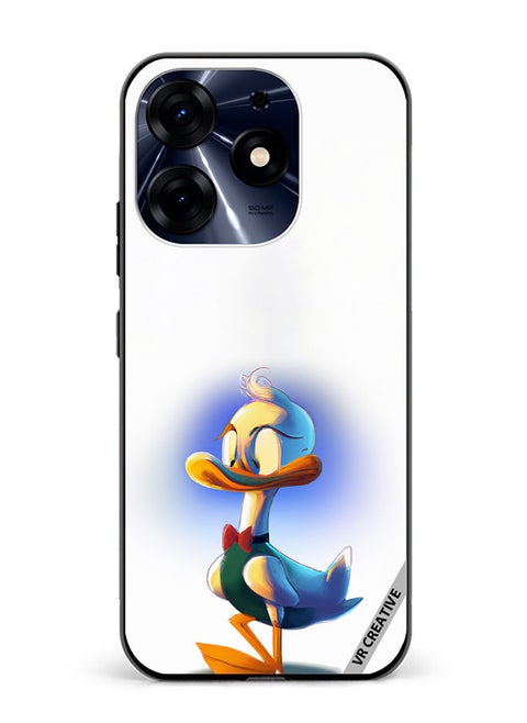 Protective Case Cover For Tecno Spark 10 Pro Donald Duck Design Multicolour