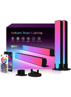 Flow Light Bars Smart, Work with Alexa and Google Assistant, TV Ambient Lighting, RGBICWW WiFi Play Light Bars with Scene Modes and Music Modes for Gaming, Movies, PC, TV, Room Decoration