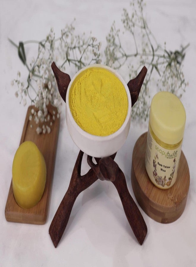 Soapy Twist Pearly Mica Powders (Dark Yellow) - Image 1
