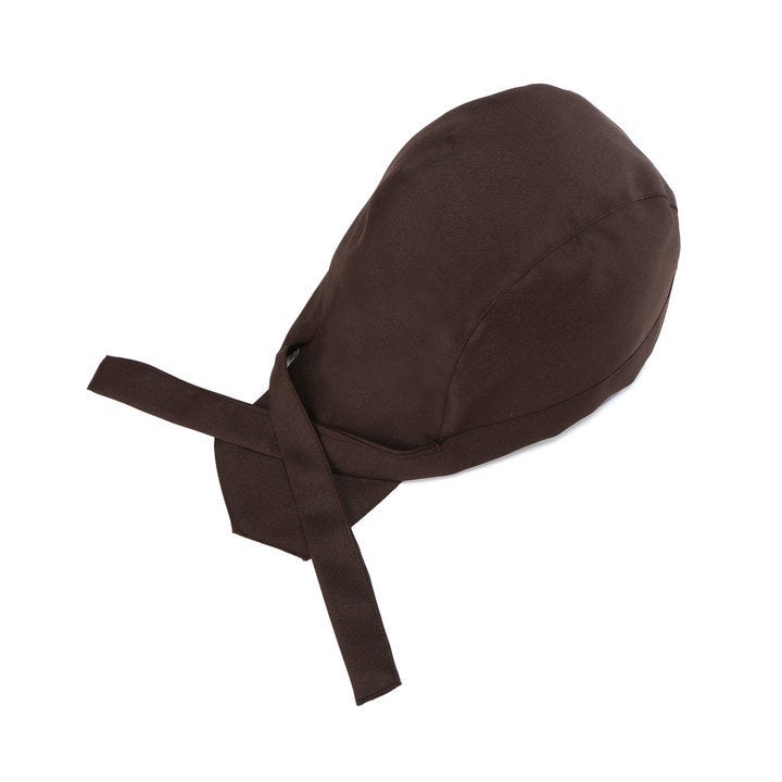 Pirate Chef Cap with Streamer Unisex Work Hat Orange  - Image 2