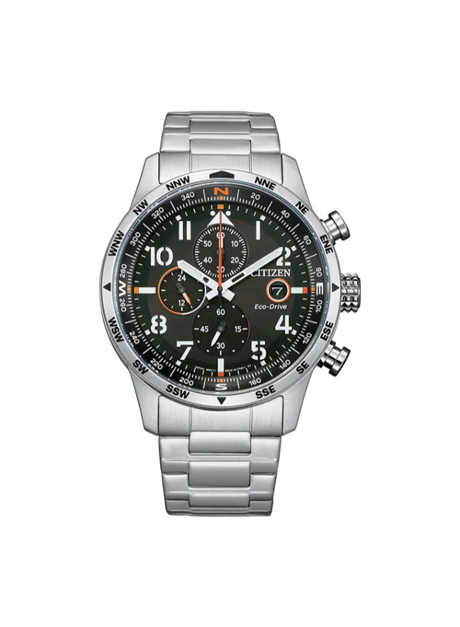 CITIZEN Men's Stainless Steel Strap Eco-Drive Standard Watch CA0790-83E - 43 mm