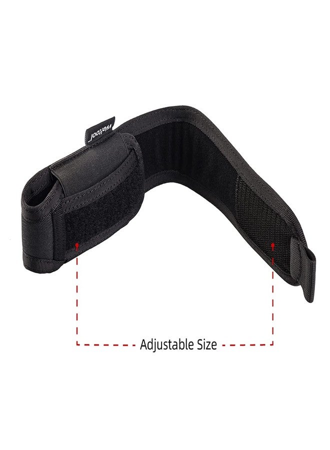 Weltool FH7 Nylon Flashlight Holster Tactical Pouches with Elastic Band,Hook and Loop Fasteners,Adjustable Size, MOLLE System - Image 4