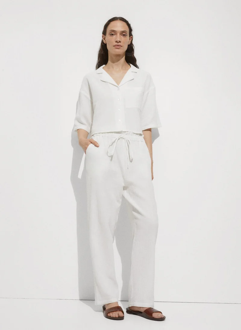 MANGO High Waist Pants