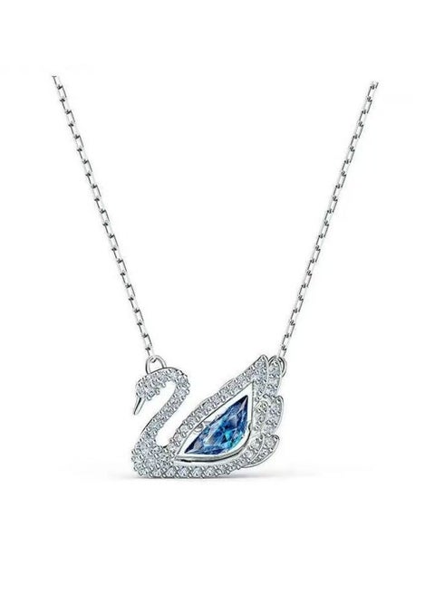 Blue Swan Necklace