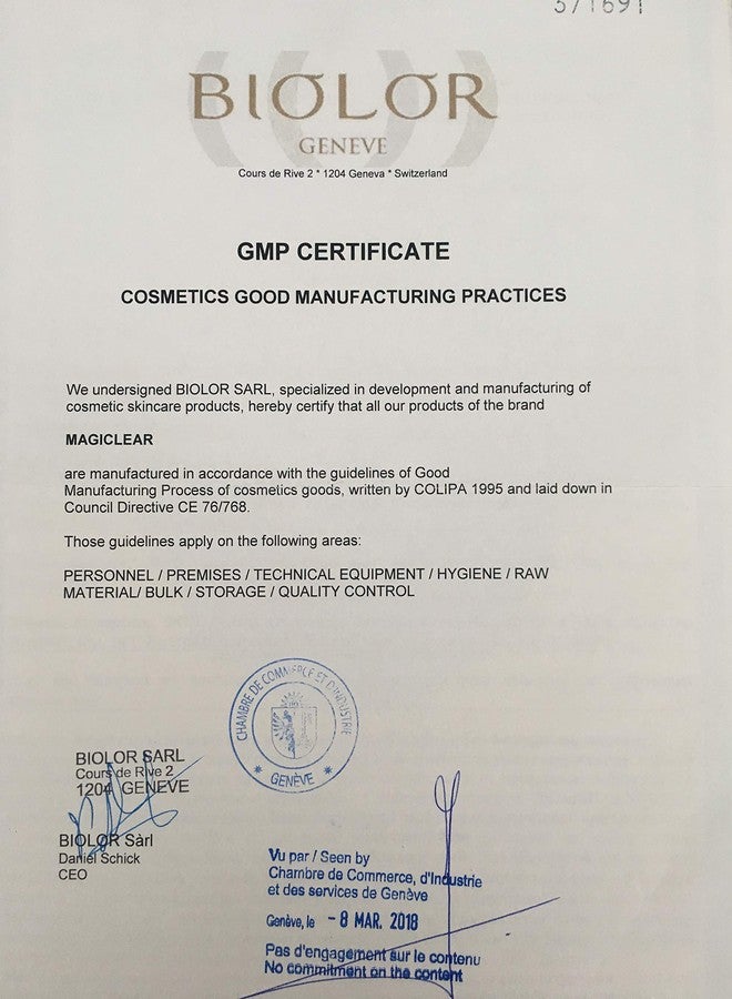 MAGICLEAR مقشر ومنظف ماجيكلير الفاخر - غسول وجه عميق ذو عمل مزدوج، منظف يومي خالي من الزيت ومقشر للوجه - أفضل علامة تجارية سويسرية 100 مل - Image 4