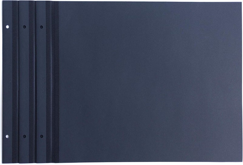 KoLO Refill Pages for Newport 11x14 Scrapbook, Black - Image 1