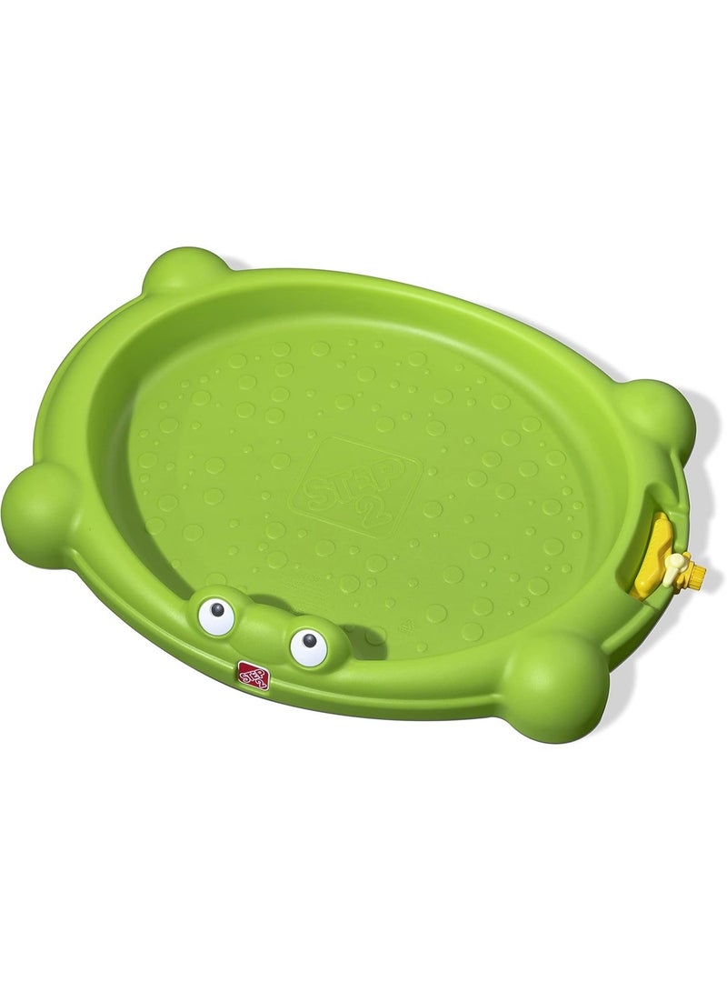 ستيب2 Water Bug Splash Pad & Sprinkler for Toddlers 3Y+ | 2-in-1 Outdoor Kids Water Play Pad with Garden Hose Attachment, 45° Spray & Easy Storage | Green - Image 2