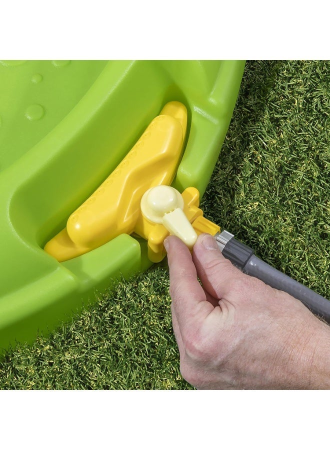 Step2 Water Bug Splash Pad & Sprinkler for Toddlers 3Y+ | 2-in-1 Outdoor Kids Water Play Pad with Garden Hose Attachment, 45° Spray & Easy Storage | Green - Image 2