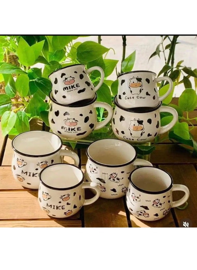 A cow mug Distinctive and new shape 1pcs Multicolore