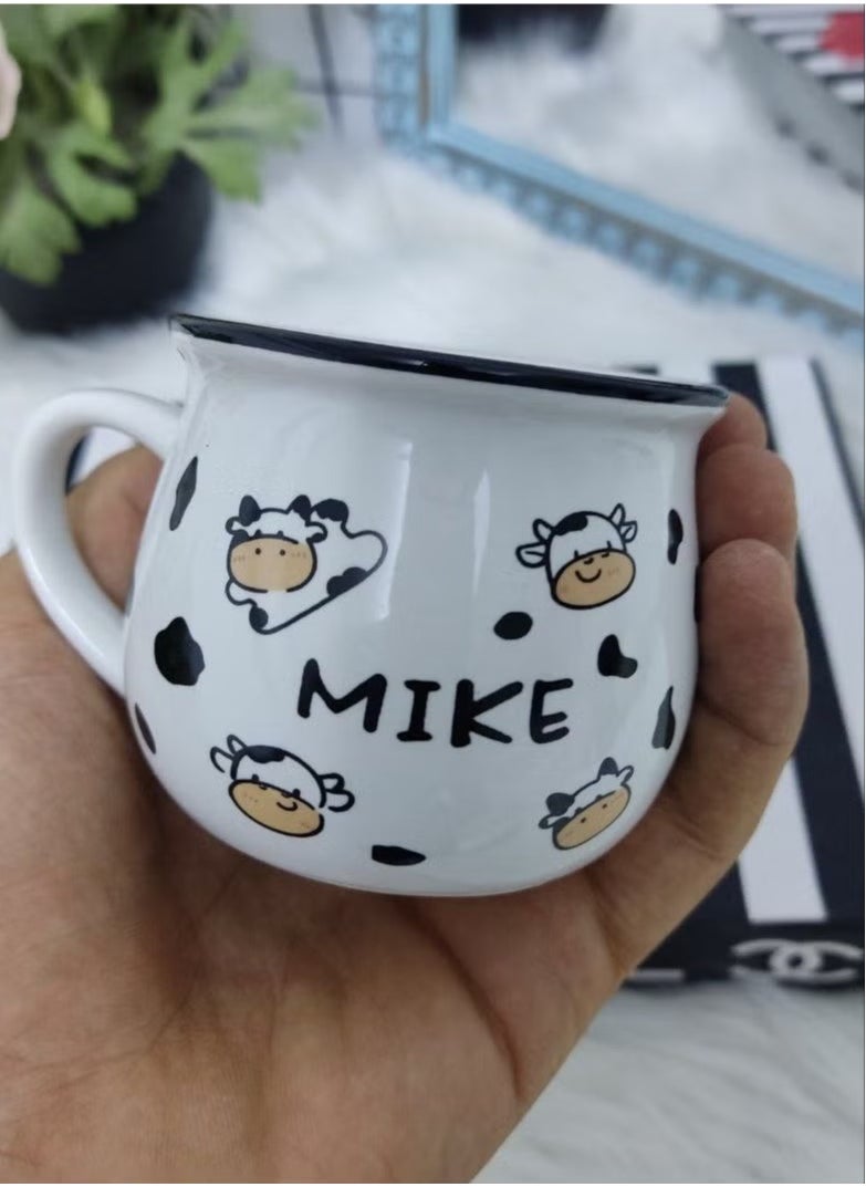 A cow mug Distinctive and new shape 1pcs Multicolore