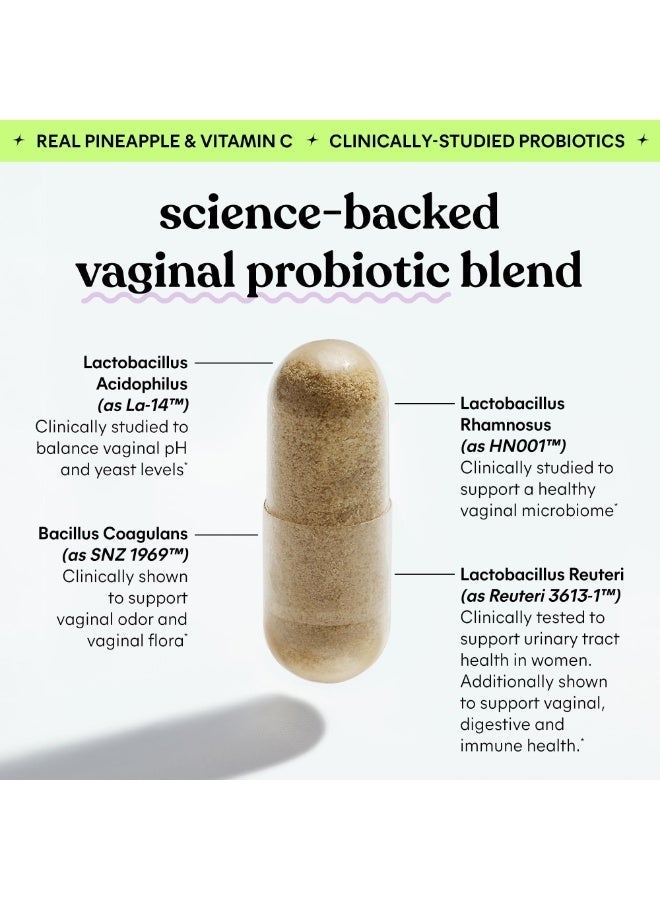 Lemme, Purr, Vaginal Health Probiotics, 60 Vegan Capsules - Image 3
