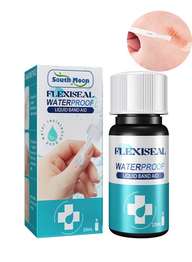SOUTH MOON Waterproof Liquid Band Aid - Wound Surface Protection Rapid Film Forming Transparent Liquid Band-aid 10ml - Image 1