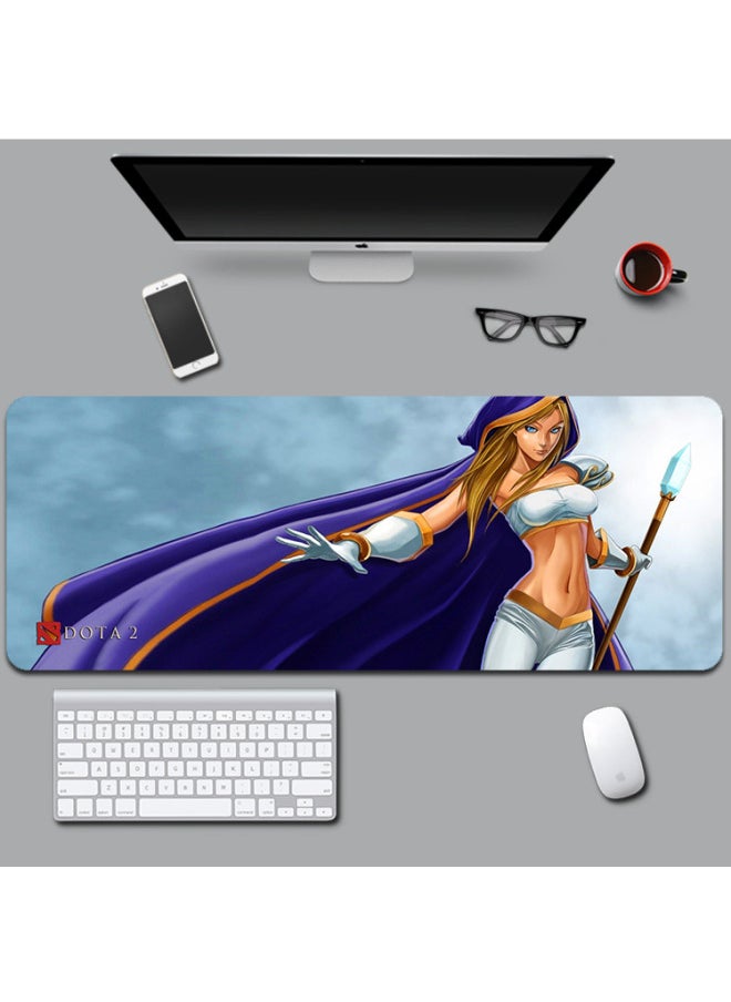 Generic Knife Tower DOTA Game Competitive Computer Mouse Pad Personality Large Thick Lock Edge Internet Cafe Study Table Pad Wholesale-Color:Seam 700x 300x 2mm-Pattern:Knife Tower 99  - Image 1