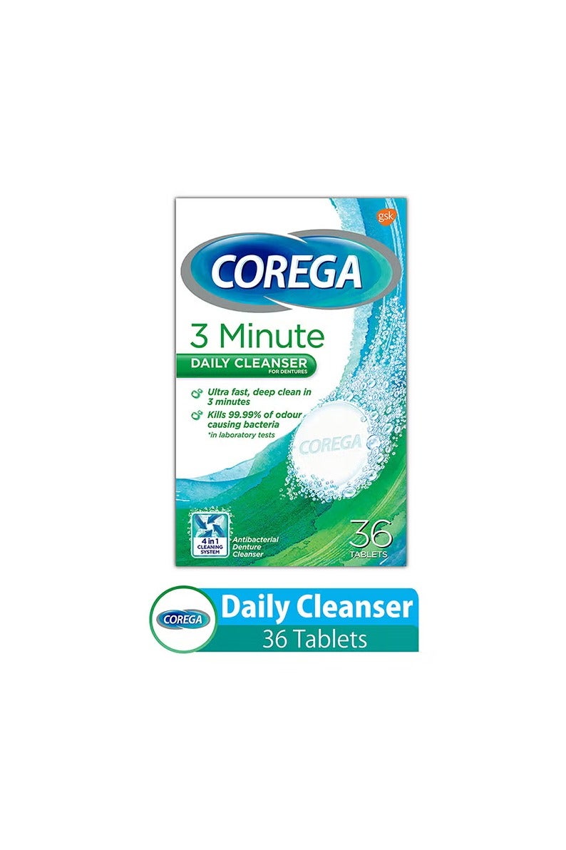 كوريغا Tabs Denture Cleaning 36 Tabs