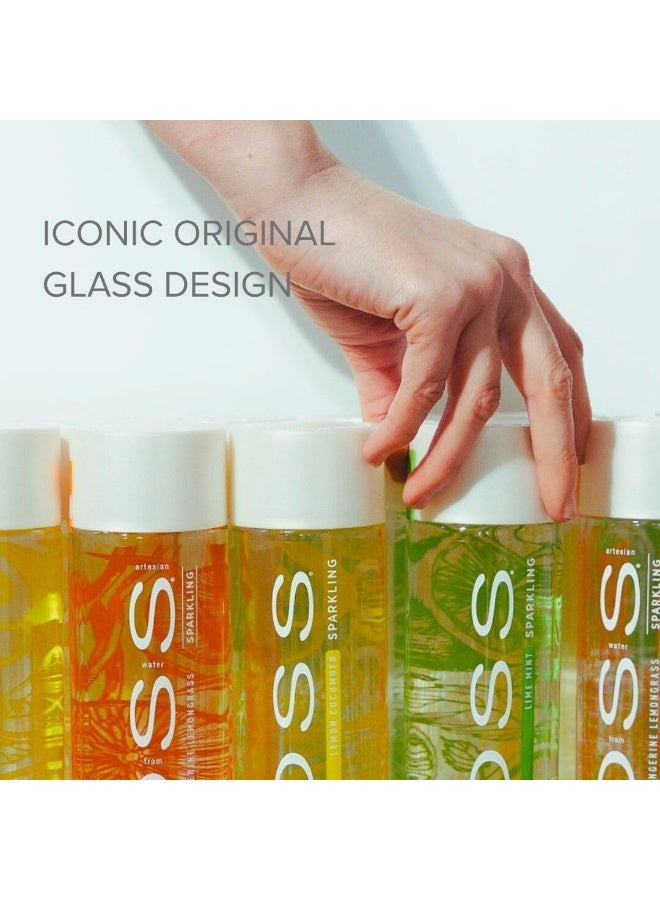 Voss Lime Mint Flavoured Sparkling Water, Pack of 12 x 375ml VOSS Original Glass Bottles, Zero Calories, No Sugar, Naturally Sourced - Image 3