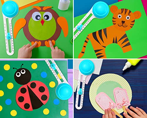 MyLifeUNIT Circle Cutter, Circular Rotary Cutter for Paper Crafts Scrapbooking (Included 6 Blades), Cutting Diameter 4 in to 12.6 in - Image 5
