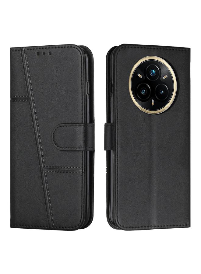 S-TOP Case For Realme 14 Pro Stitching Calf Texture Buckle Leather Phone Case - Image 1