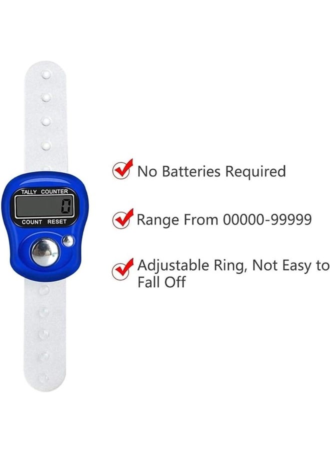 We Happy - 7 Pieces Digital Tasbih Tally Counter, Prayer Counting Tool for Ramadan, Comes in Assorted Colors - Image 1
