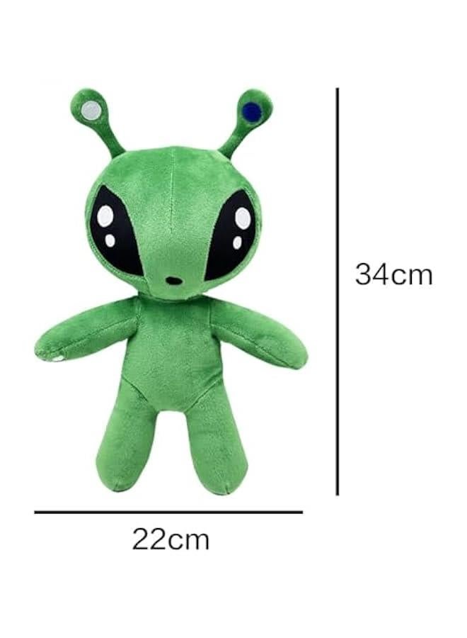 ITPZ Alien Plush Toy,Green Alien Plush Doll,Soft Alien Creature Pillow for Home Kids’Room Decor,Gift for Animation Fans and Doll Toys - Image 4