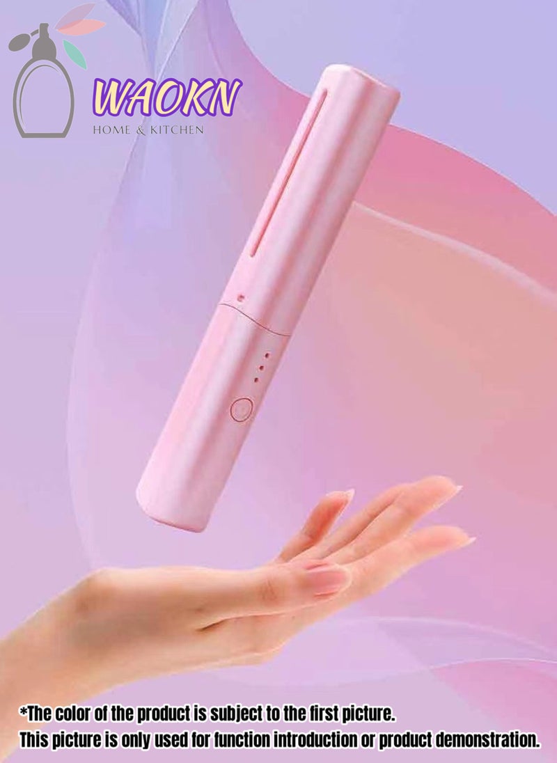 WAOKN 3-level Adjustable Negative Ion Hair Straightening brush Hair Iron with Built-in Comb Fast Heating Perfect for Professional Salon at Home Reduce Styling Time Unique Hairstyler Hair Straightening Brush  - Image 2