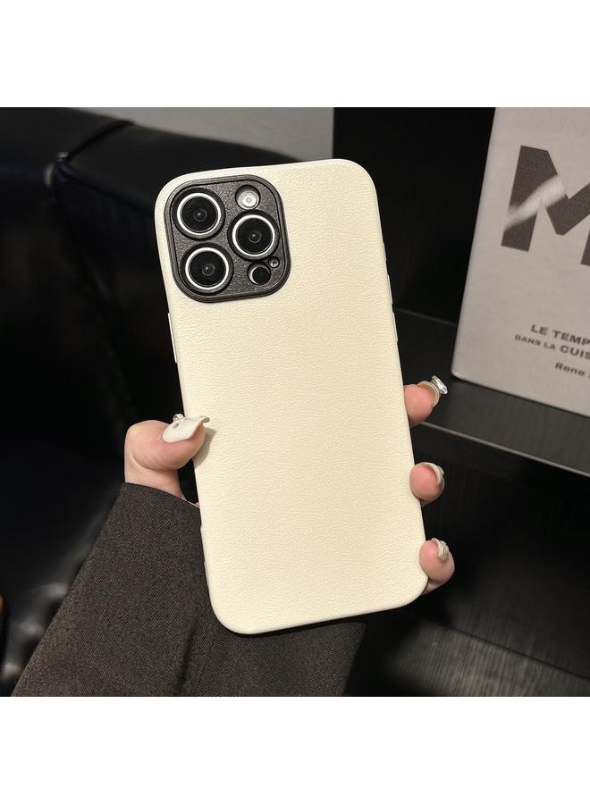 S-TOP Case For iPhone 13 Pro Max Litchi Texture TPU Black Lens Frame Phone Case - Image 2