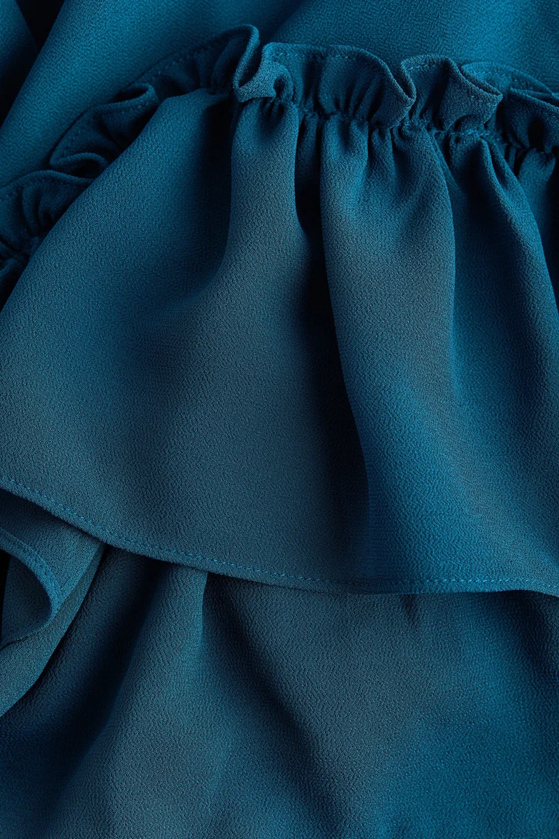 H&M Ruffled maxi dress