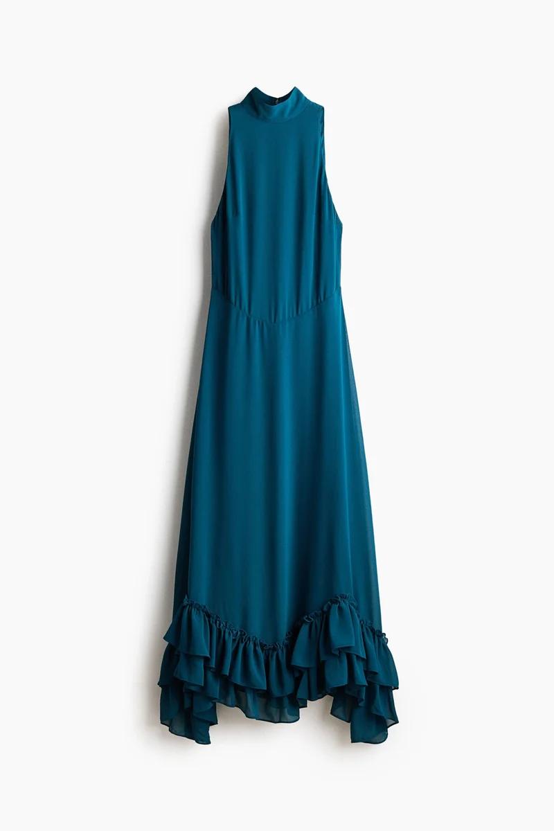 H&M Ruffled maxi dress