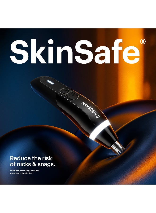 Manscaped Weed Whacker 3.0 Pro electric nose, ear, and eyebrow hair trimmer featuring a dual-head system with SkinSafe® technology, an LED spotlight, and a rechargeable battery - Image 4