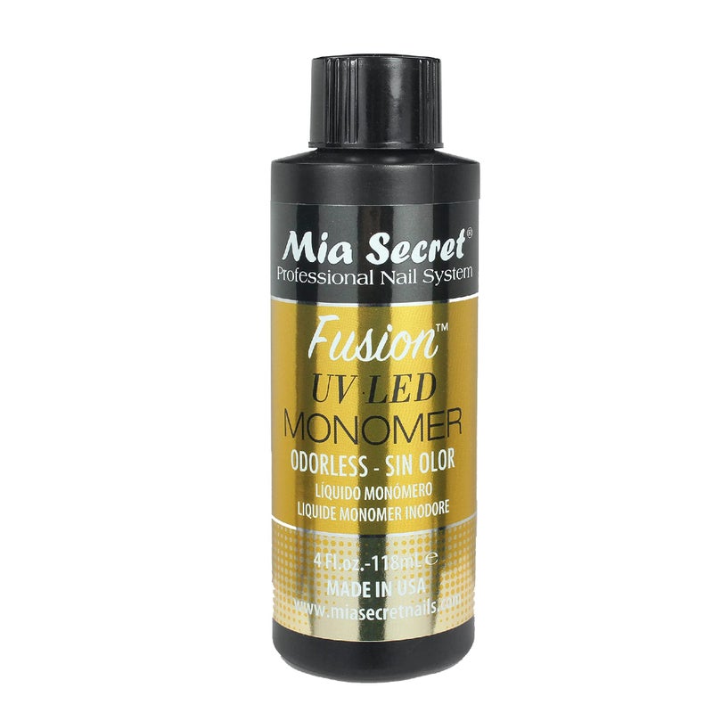 Mia Secret ODORLESS FUSION UV LED MONOMER 2oz  4oz FUSION ODORLESS 4oz