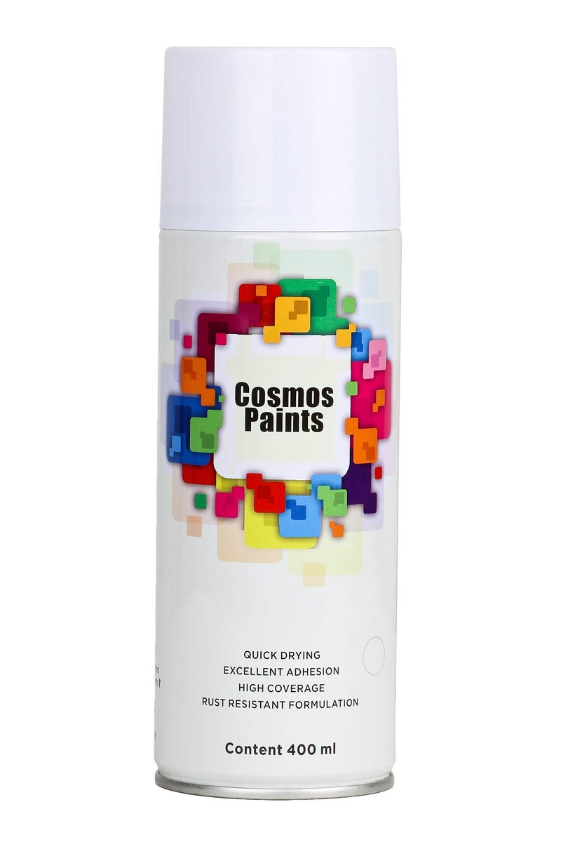 Cosmos Paints Spray - 400ml (Matt Finish, White) - Image 2
