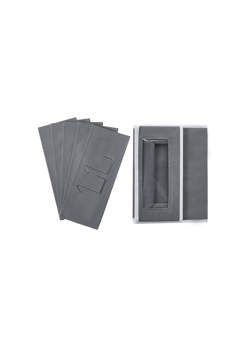 Generic - Over the Door Hanging Organizer 5 Large Pockets Over The Door Wall Mount Wall Mount Storage Hooks Bathroom Dorm Clothes - Image 1