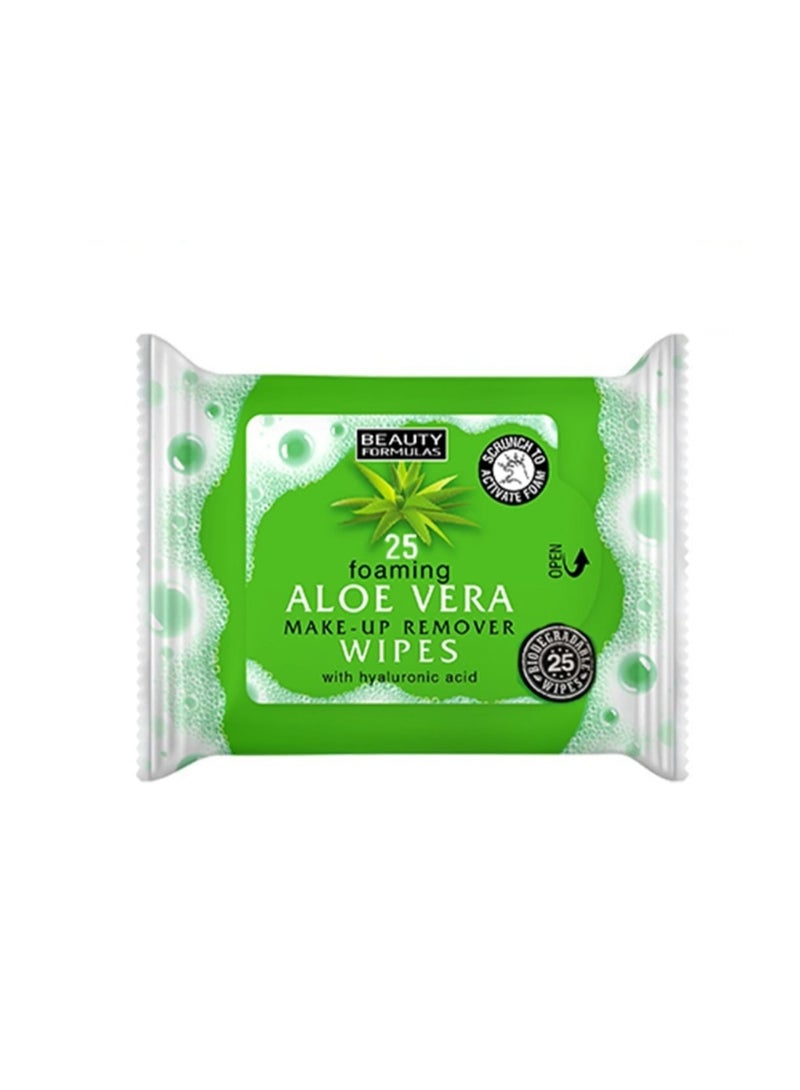 Beauty Formulas Aloe Make-Up Remover Wipes - Image 1