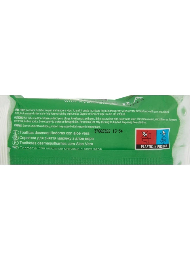 Beauty Formulas Aloe Make-Up Remover Wipes - Image 3
