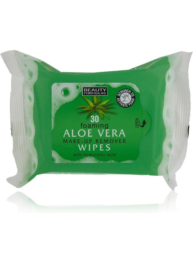 Beauty Formulas Aloe Make-Up Remover Wipes - Image 1