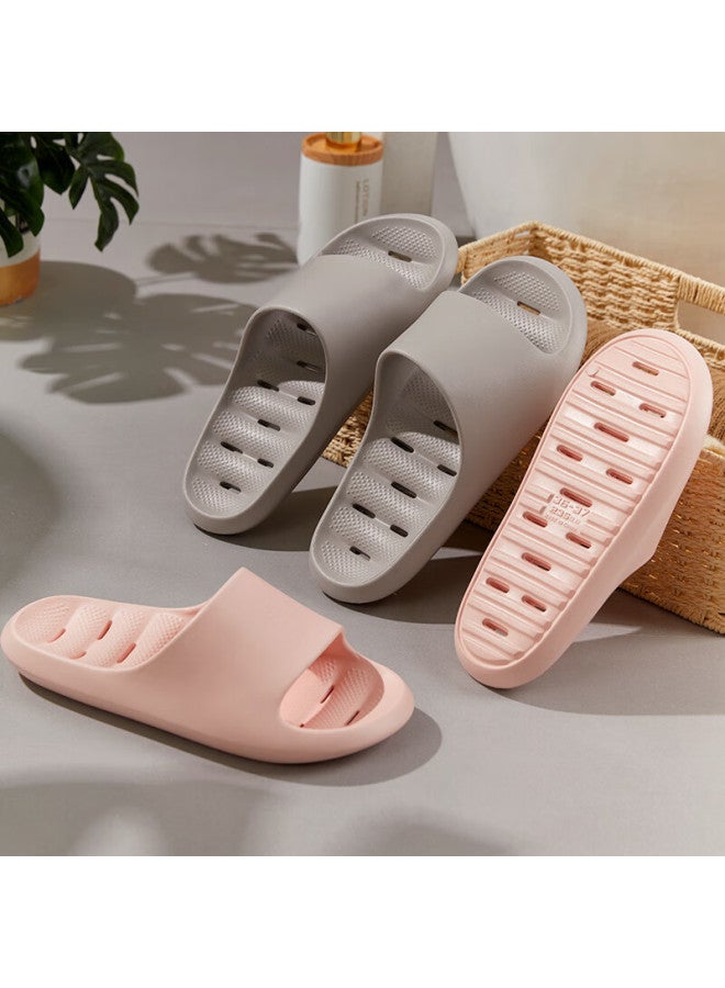 GUOLUOFEI Guoluofei Men's Summer Hollow Out Slipper Bathroom Shower Anti-slip Indoor Cool Slippers Green 36-37  - Image 4
