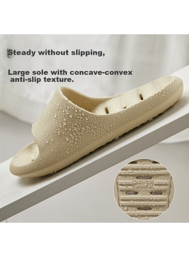 GUOLUOFEI Guoluofei Men's Summer Hollow Out Slipper Bathroom Shower Anti-slip Indoor Cool Slippers Green 36-37  - Image 3