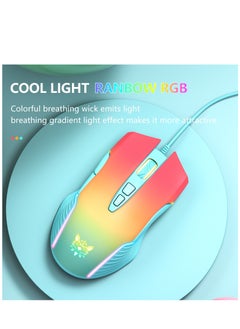 onikuma ONIKUMA CW905 Gaming Mouse – 6,400 DPI (Peach Gradient)  - Image 4