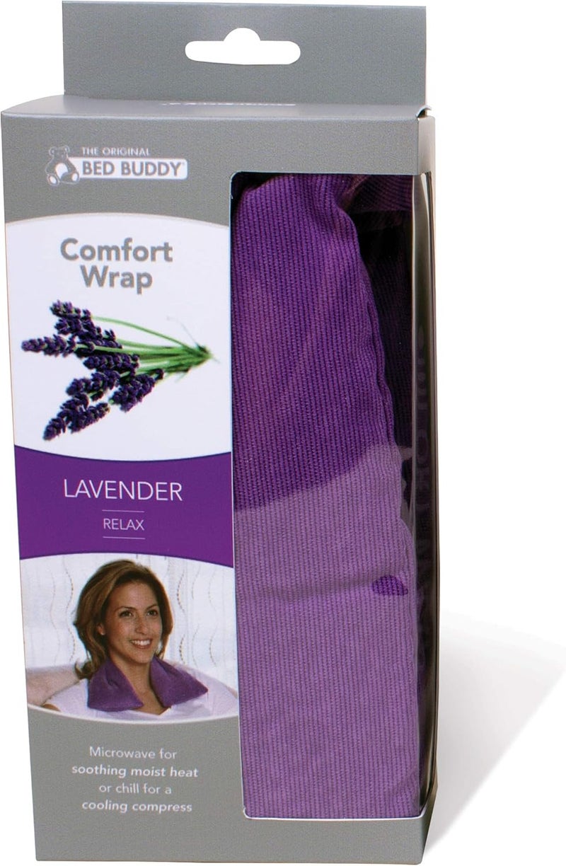 Bed Buddy Heated Aromatherapy Neck Wrap, Lavender Scented - Microwavable Hot & Cold Therapy for Sore Muscles, Stress Relief, and Relaxation - Soft Plush Fabric with Lavender - Image 4