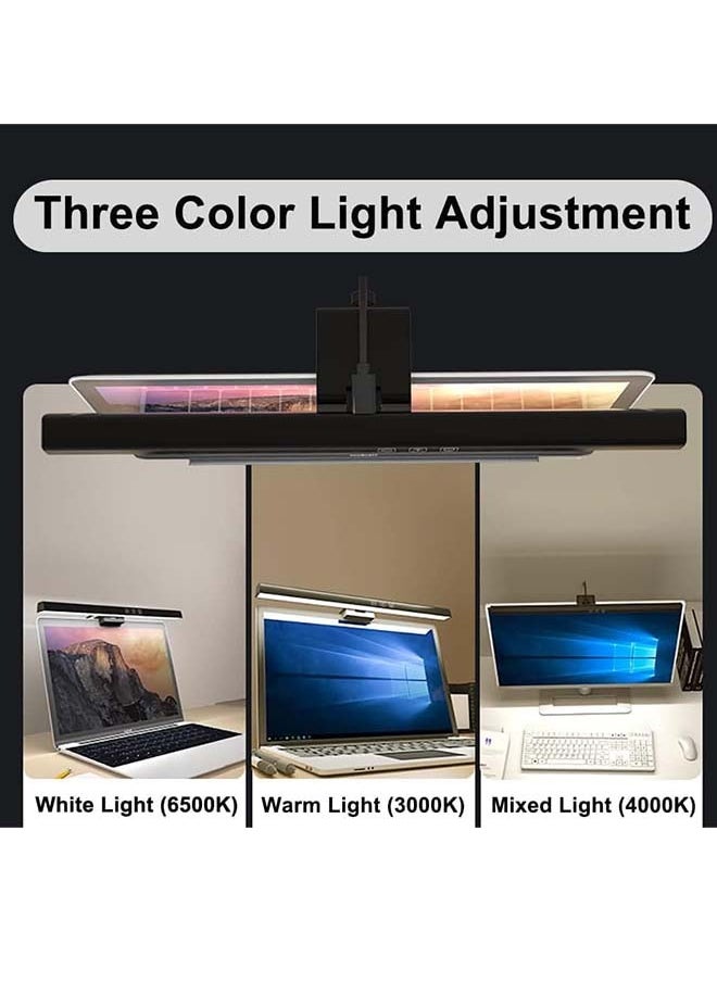Generic - Monitor Light, LED Computer Monitor Lamp, Three lighting modes, Hue Adjustment Features,  E-Reading USB Powered Lamp, Touch Control, for Desk/Gaming/Office, Complements With Backlight-330x23mm - Image 1