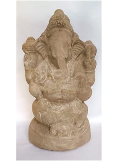 BSD Organics BSD Organics Eco-Friendly God Ganesha Ganesh Idol Ganpati Murti Sculpture Statue (Water Soluble)  - Image 1