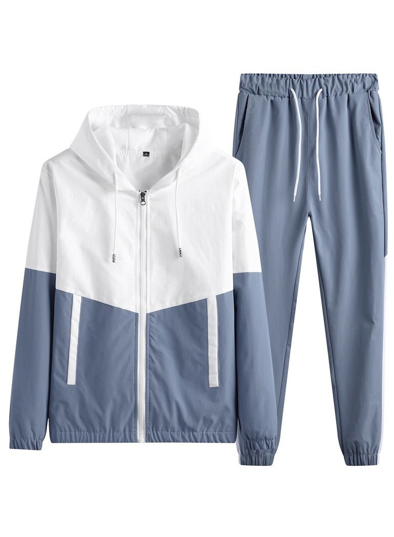 KUYING Men's Loose Sportswear And Sports Pants Two-Piece Set  - Image 1