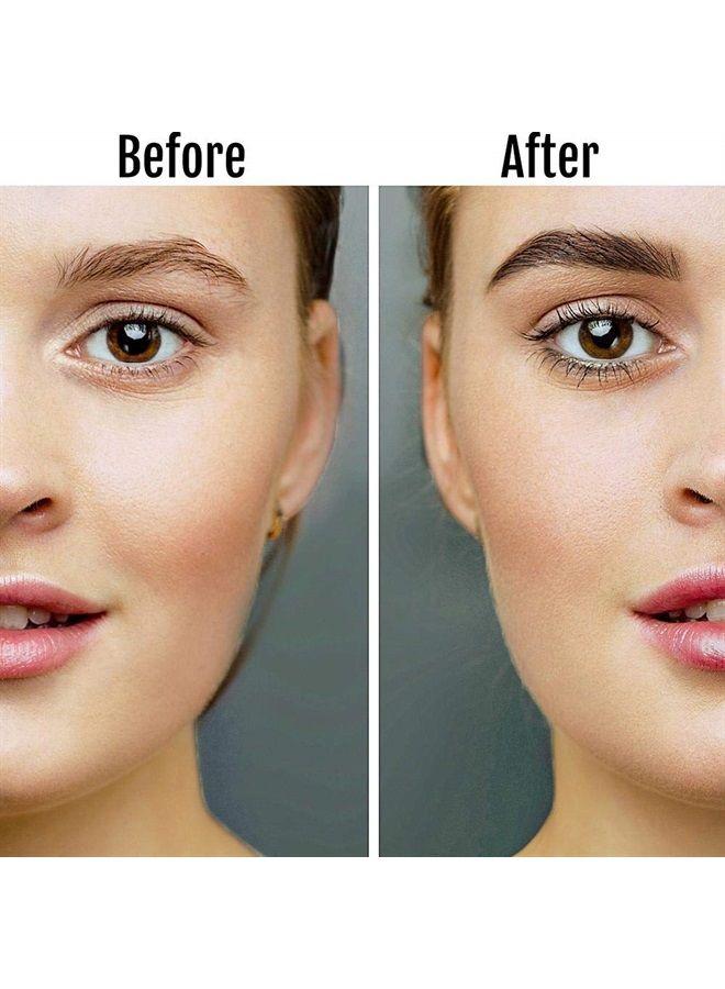 BaeBlu Cruelty Free Retractable Eyebrow Crayon, Vegan Non-Toxic Long Wear Brow Definer With Brush, Soft Taupe Pen - Image 3