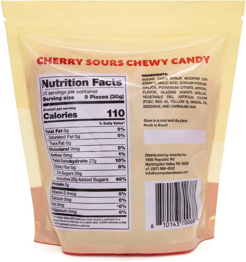 ILIKE! Classic Chewy Cherry Sours Candy Balls - 2 Pound Bulk Bag of Old-Fashioned Delights - Image 4
